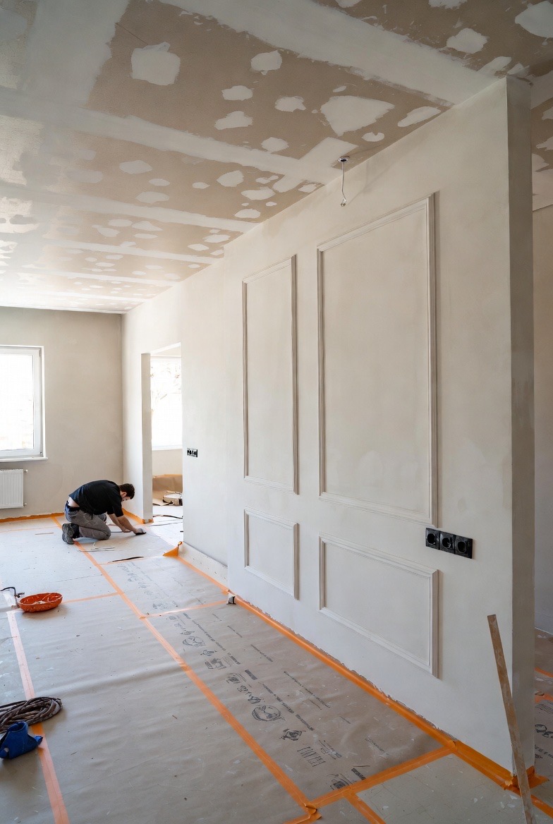 Casă nouă cu finisaje minimaliste